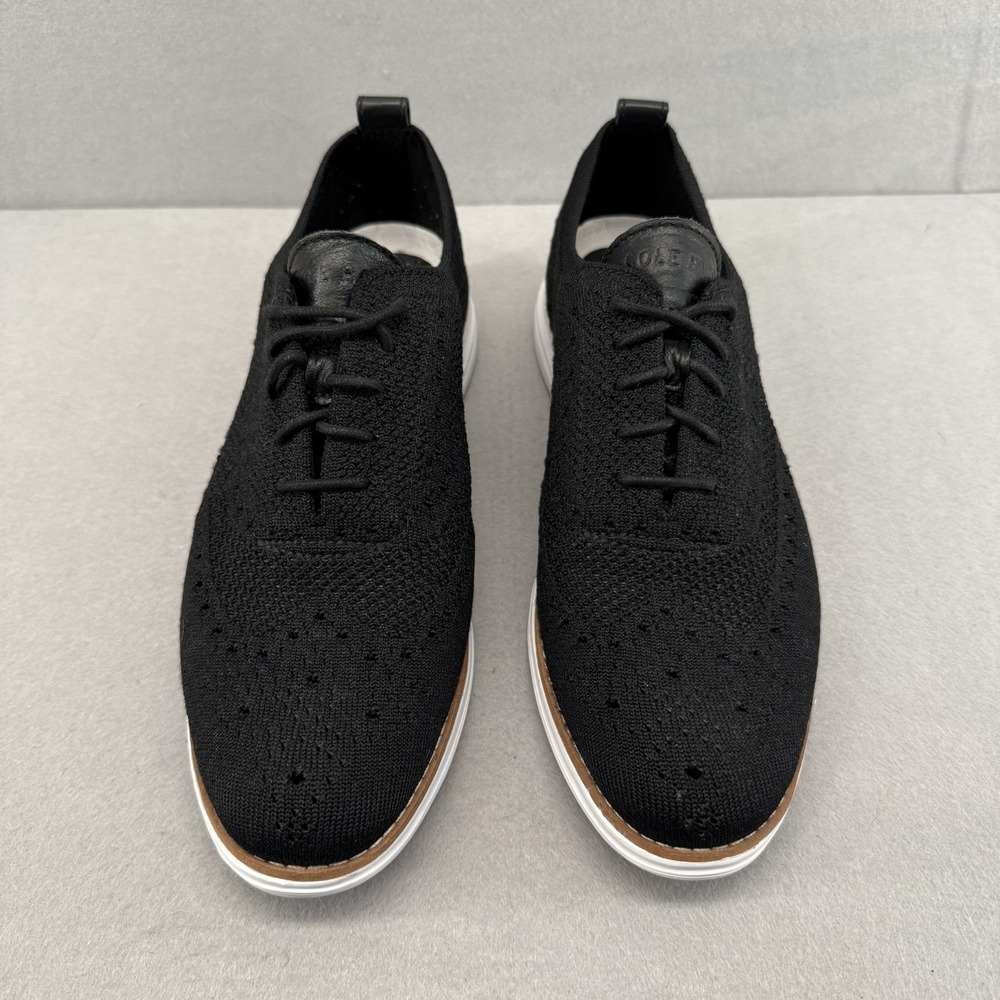 Cole Haan OriginalGrand Knit Oxford Womens 9.5 B Black Stitchlite Shoe W14807